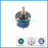 High Quality 10-Turn Wirewound Rotary Precision Potentiometer 100k with Scale Knob