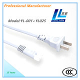 Chinese Ordinary Home Appliance Power Cord Plug with Connector
