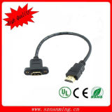 Panel Mount Cable HDMI Male to Female Extension HDMI Cable