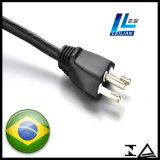 Brazil TUV Approval 3-Pin OEM Factory Offer Power Cord Plug