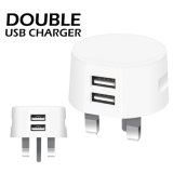 2.4A Universal UK System Mobile Phone USB Charger for iPhone/Android