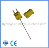 Needle-Shaped K Type Temperature Sensor with Plug for Testing Rubber Food Foam
