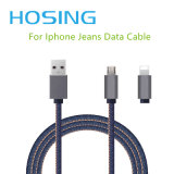 Best Selling Denim USB Data Transmission Charger for Samsung iPhone USB Cable