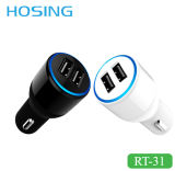 Mini Blue LED Light 2.1A/3.4A/4.8A Special Torch Car Charger