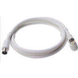 TV Cable Antenna Cable 9.5 TV Male to 90 Degree TV Male Coaxial Cable (10137)