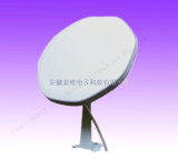 Ku Band 25cm Satellite GPS GSM TV Outdoor Digital TV GSM GPS Cable Wireless Mobile Dish Antenna LNB 10.75GHz Bulid-in for European Market