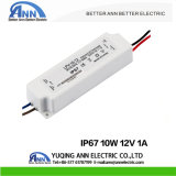 IP67 Plastic 10W LED Driver Waterproof 24V LED Power Supply