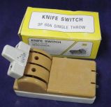 3p 60A Best Price Single Throw Ceramic Knife Switch