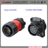 Ym20 IP68 9pin Waterproof Power and Signal Connector