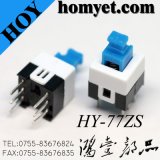 7*7mm Self-Locking Switch Push Button Switch with DIP Type