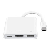 Mealink USB 3.1 Type C to HDMI+USB 3.0+USB-C Charging Port Adapter