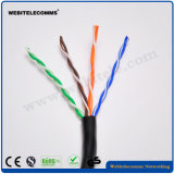 U/UTP Steel Wire Support Unshielded Network Cable Cat 5e Twisted Pair Installation Cable