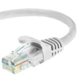 UTP Cat5e Stranded Copper 24AWG Ethernet Patch Cord Cable White