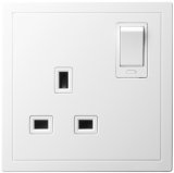 13A 1 Gang Switched Socket Outlet