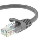 Cat5e UTP RJ45 Ethernet Patch Cord Cable 15 Feet Grey