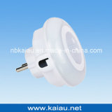 9LEDs Three Color Version Color Changing Touch Switch Photocell Sensor LED Night Light with Adaptor