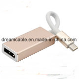 Aluminium Alloy USB C to Displayport Adapter Cable for Notebook