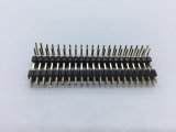 2.54mm Pitch in Double Row 2 X 21p Right Angle Type Gold Flash RoHS Mark Pin Header