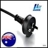 2-Pin Australia Power Cord Plug 10A 250V with SAA Certified