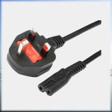 British Type Power Cord Set Cable - UK 3 Pin Plug