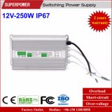 Constant Voltage 12V 250W LED Waterproof Switching Power Supply IP67