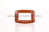 Red Wooden Socket Panel Face Plate