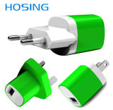 White Color 5V 1A USB Wall Charger for Cell Phone Power Adapter