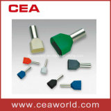 Crewel Tube Pre-Insulating Terminals Wire Connector Te Type Twin Cord End Terminal Pin Connector