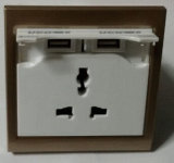 Dual USB Wall Charger, USB Socket Output 1A, 2.1A