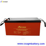 12V200ah High Temperature Deep Cycle Solar Gel Battery with 20years Longer Life