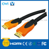 1080P Multi-Color 19pin Plug-Mini HDMI Cable for HDTV/4K/3D/Internet