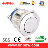 Onpow 19mm Metal Pushbutton Switch (GQ19F-10/N, CCC, CE, RoHS Compliant)