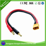 Xt60 Charging Adapter with Banana Plugs Customize Silicone Wire 0.06mm Copper Conductor PVC XLPE TPE Teflon Insulated Electric Electrical Power Cable