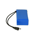 12V 10ah Lithium Polymer Battery Pack with DC Plug