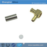 RF Connector MMCX Right Angle Male Plug Crimp for Rg316 or Rg174 Cable (MMCX-JW-C-1.5)