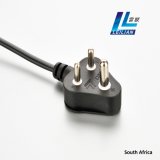 South Africa Standard Power Cord with Certificate 6A