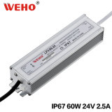 60W 24V LED Waterproof Switching Power Supply IP67