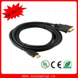 HDMI 19+1 Gold Plug to DVI with Cable