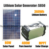 400W Pure Sine Wave Inverter Portable Power Station Solar Powered