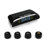 Newest Economic Solar Power Tire Pressure and Temperature Monitor TPMS for Driving Security