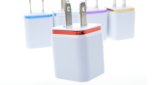 Original 2-USB Wall Charger for Samsung iPhone iPad MP4