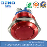 16mm Horn Button Switch Red Metal Stainless Steel Push Button Switch