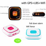 Mini/Tiny SOS GPS Tracker for Child/Adult with Geo-Fence V28