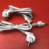 1.2m White Ce Approval European Standard AC Power Cord with IEC C5