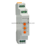 DIN-Rail Mounting Modular Type Multifunction Adjustable Time Relay (10functions) , 12-240VAC/DC