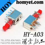 Factory Supply Self-Locking Through Hole 6pin Push Button Switches