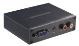 VGA+R/L Audio+3.5mm Audio to HDMI Converter
