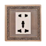 BS Hotel Socket with Forged Brass Cover