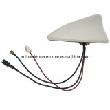 Shark Fin Shape Color Whiter Radio+GPS Combined Function Car Antenna