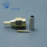 RF Caoxial SMA Male Plug Crimp Connector for Rg316 Cable